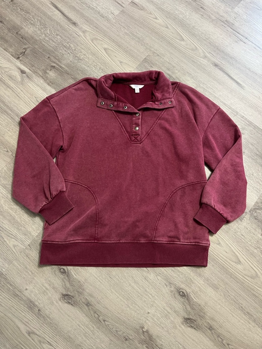 Time and True Acid Wash hoodie L